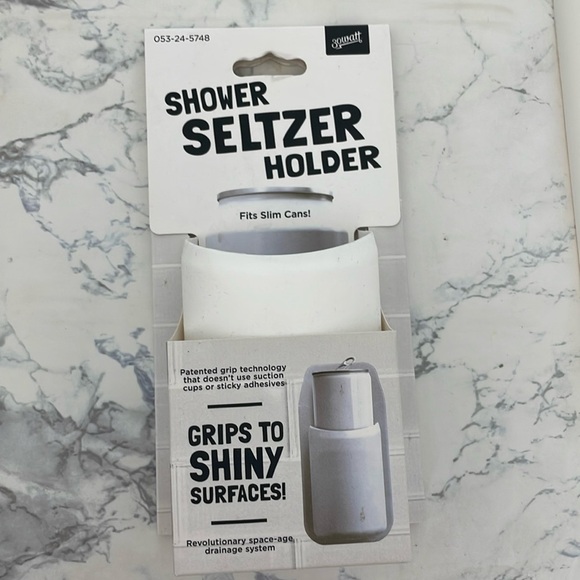 NIB 30 Watt White Shower Slim Can Seltzer Holder - Picture 1 of 6